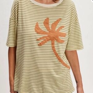 FREE PEOPLE X REGABOND PALM TEE SZ XS